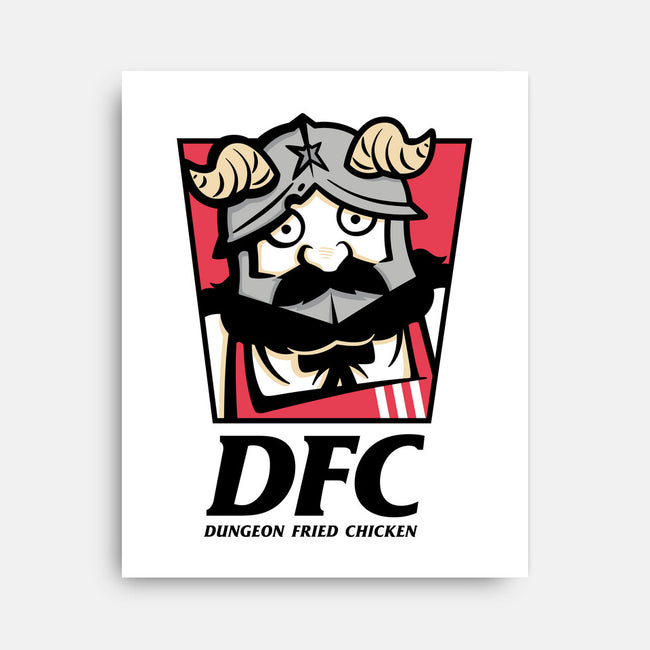 Dungeon Fried Chicken-None-Stretched-Canvas-Eilex Design