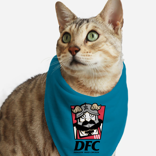 Dungeon Fried Chicken-Cat-Bandana-Pet Collar-Eilex Design