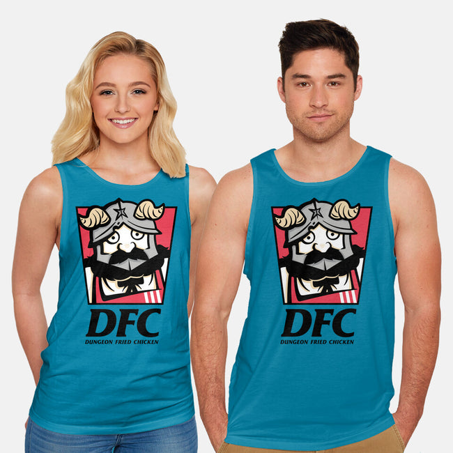 Dungeon Fried Chicken-Unisex-Basic-Tank-Eilex Design