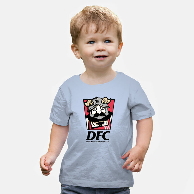 Dungeon Fried Chicken-Baby-Basic-Tee-Eilex Design