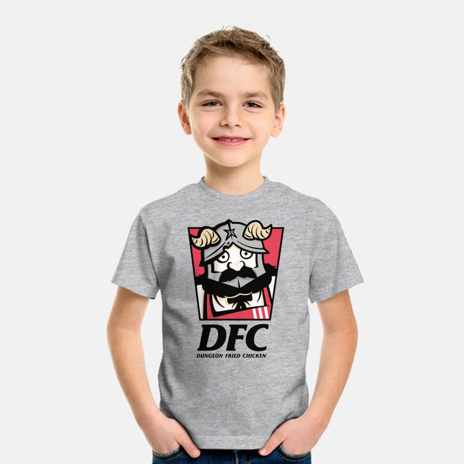 Dungeon Fried Chicken-Youth-Basic-Tee-Eilex Design