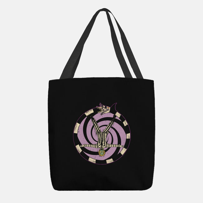 Pentagram Beetlejuice-None-Basic Tote-Bag-Green Devil