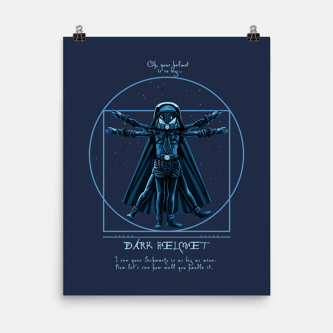 Vitruvian Helmet-None-Matte-Poster-daobiwan