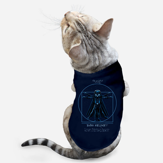 Vitruvian Helmet-Cat-Basic-Pet Tank-daobiwan