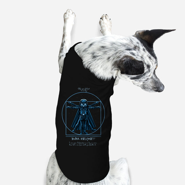 Vitruvian Helmet-Dog-Basic-Pet Tank-daobiwan