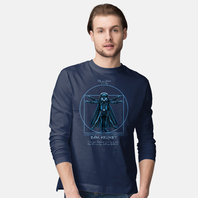 Vitruvian Helmet-Mens-Long Sleeved-Tee-daobiwan