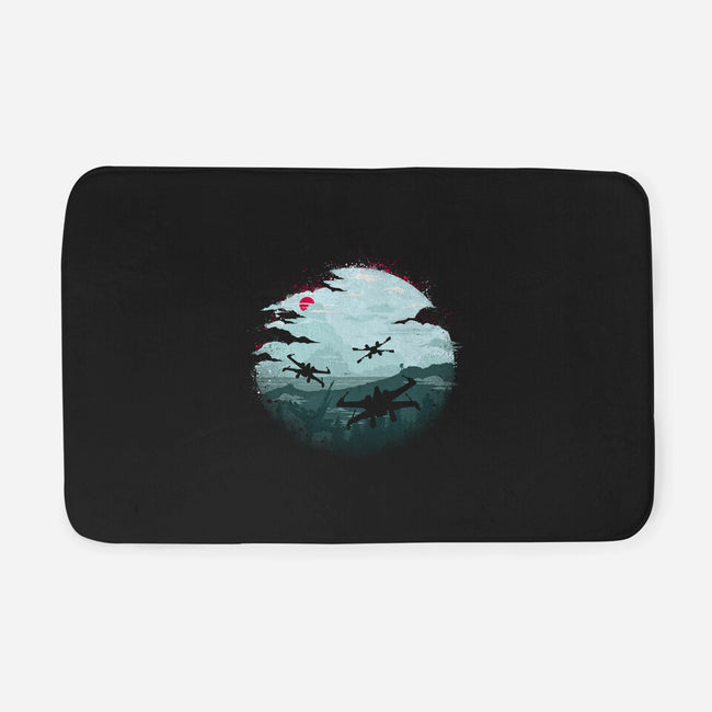 Rogue Squad-None-Memory Foam-Bath Mat-rocketman_art