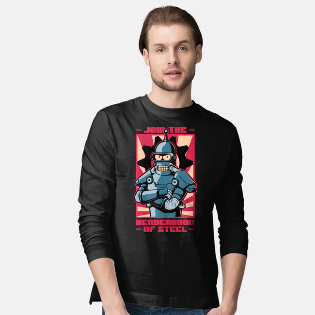 Future Brotherhood Robot-Mens-Long Sleeved-Tee-Studio Mootant