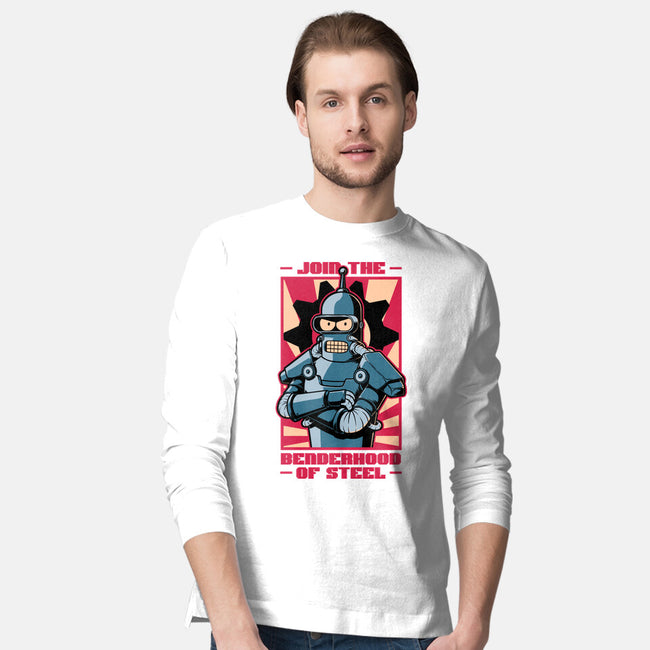 Future Brotherhood Robot-Mens-Long Sleeved-Tee-Studio Mootant