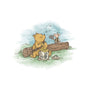 Wookiee The Pooh-Womens-Off Shoulder-Sweatshirt-kg07