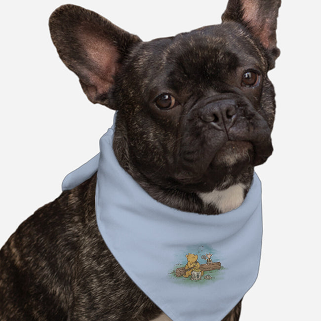 Wookiee The Pooh-Dog-Bandana-Pet Collar-kg07