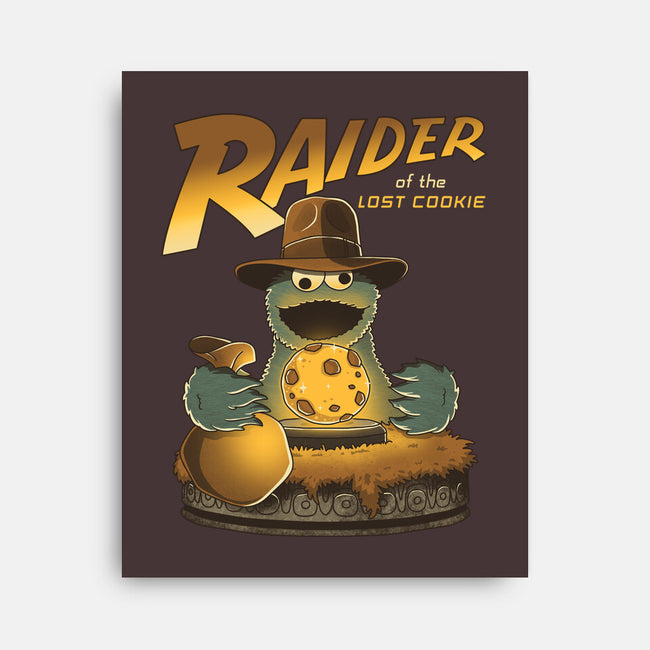 Raider Of The Lost Cookie-None-Stretched-Canvas-retrodivision