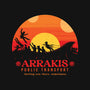 The Arrakis Train-Womens-Racerback-Tank-Gamma-Ray