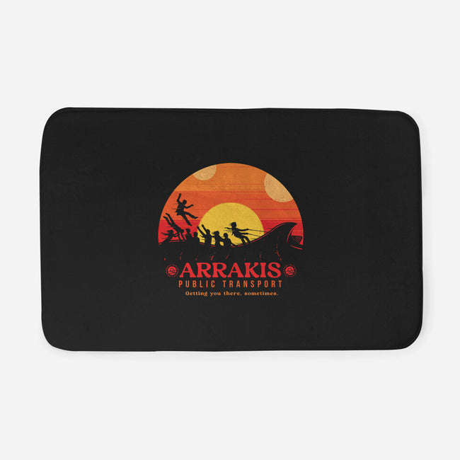 The Arrakis Train-None-Memory Foam-Bath Mat-Gamma-Ray