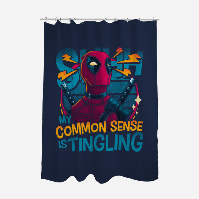 Common Sense-None-Polyester-Shower Curtain-teesgeex