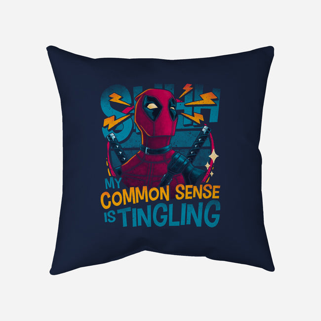 Common Sense-None-Removable Cover-Throw Pillow-teesgeex