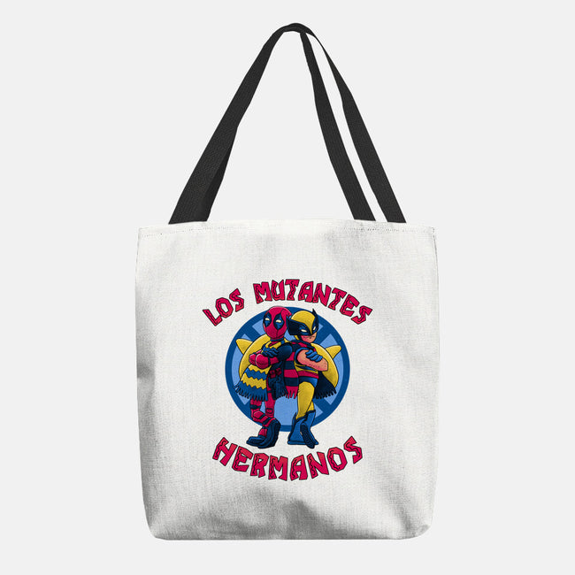 Los Mutantes Hermanos-None-Basic Tote-Bag-teesgeex