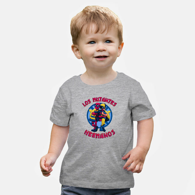 Los Mutantes Hermanos-Baby-Basic-Tee-teesgeex