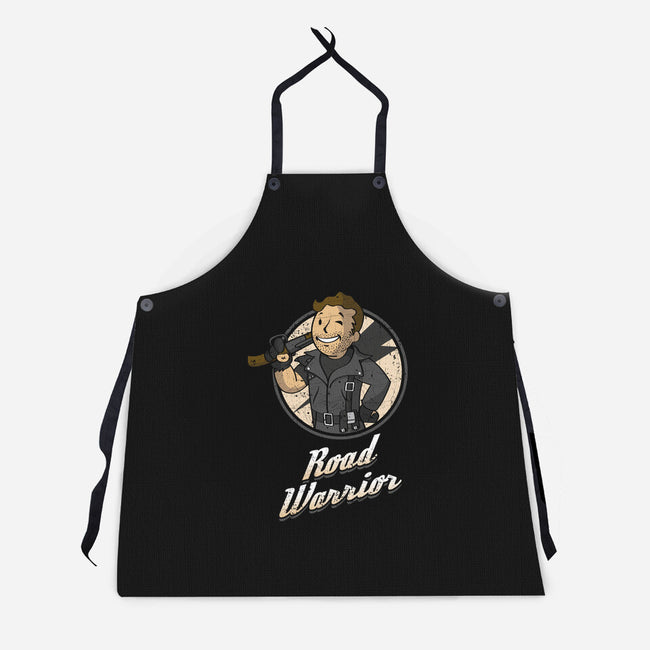 Warrior Of The Road-Unisex-Kitchen-Apron-Olipop