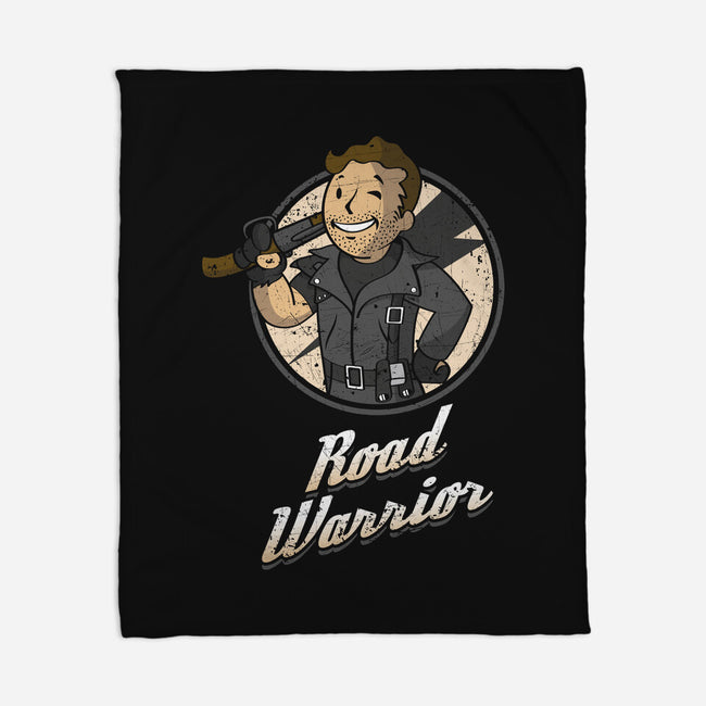 Warrior Of The Road-None-Fleece-Blanket-Olipop