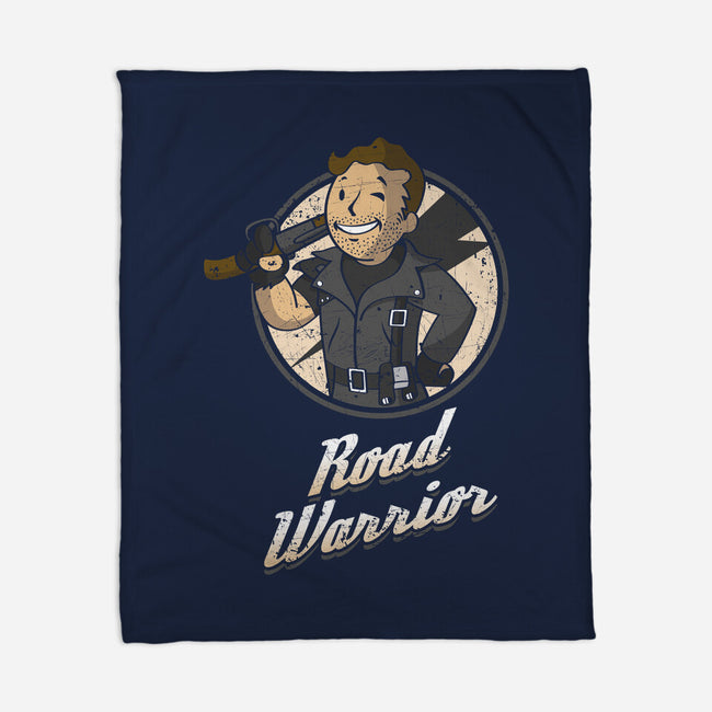 Warrior Of The Road-None-Fleece-Blanket-Olipop