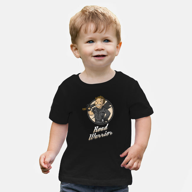 Warrior Of The Road-Baby-Basic-Tee-Olipop