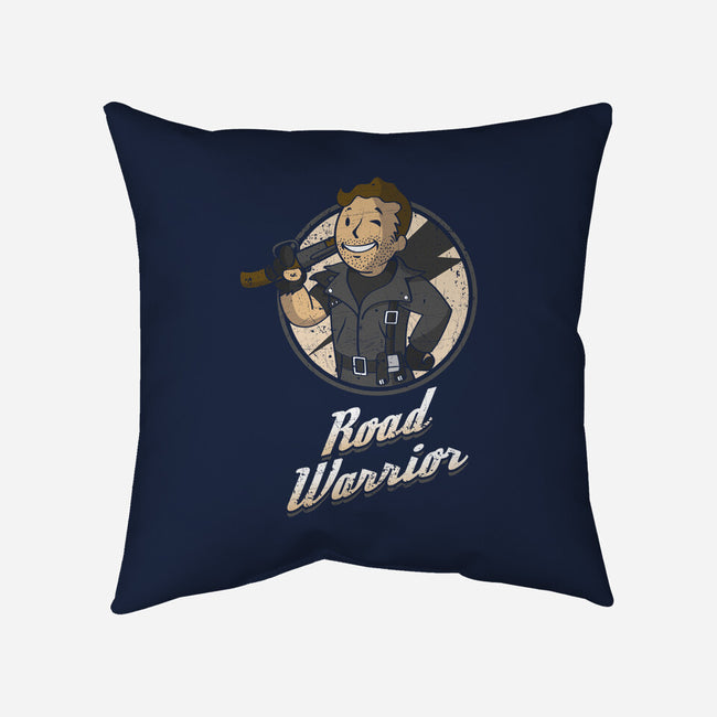 Warrior Of The Road-None-Removable Cover-Throw Pillow-Olipop