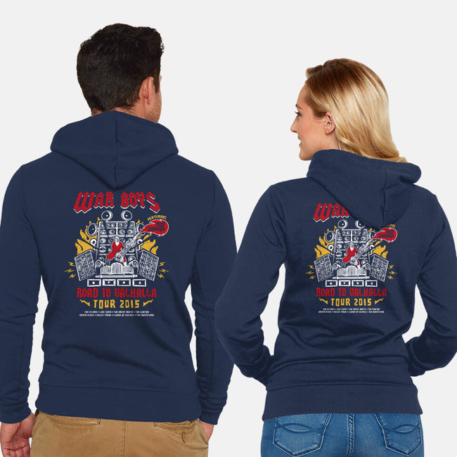 War Boys Tour-Unisex-Zip-Up-Sweatshirt-Olipop