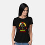 Traveling To The Wrong Universe-Womens-Basic-Tee-Diego Oliver