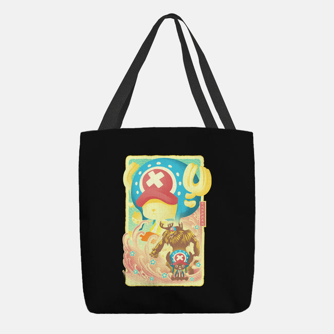 Great Wave Chopper-None-Basic Tote-Bag-hypertwenty