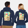 Great Wave Chopper-Unisex-Zip-Up-Sweatshirt-hypertwenty