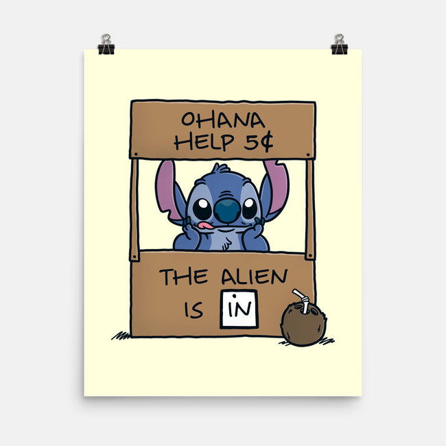 Ohana Help-None-Matte-Poster-Barbadifuoco