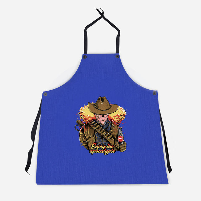 Enjoy The Apocalypse-Unisex-Kitchen-Apron-Alan Maia