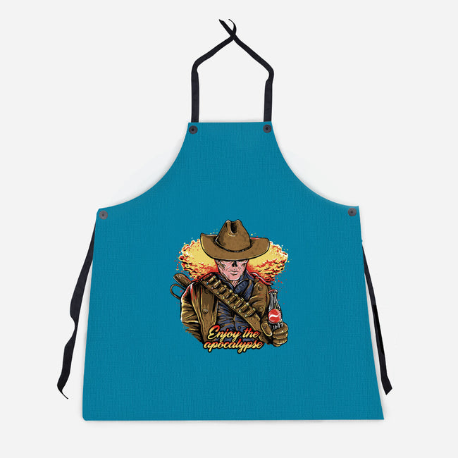 Enjoy The Apocalypse-Unisex-Kitchen-Apron-Alan Maia