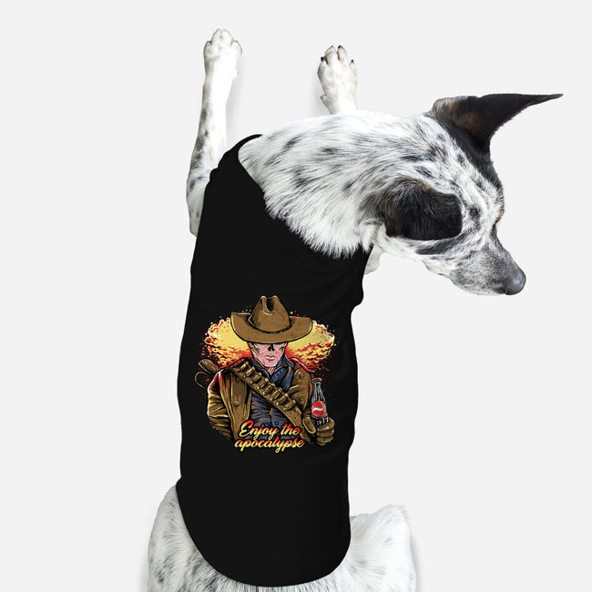 Enjoy The Apocalypse-Dog-Basic-Pet Tank-Alan Maia