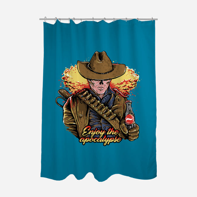 Enjoy The Apocalypse-None-Polyester-Shower Curtain-Alan Maia