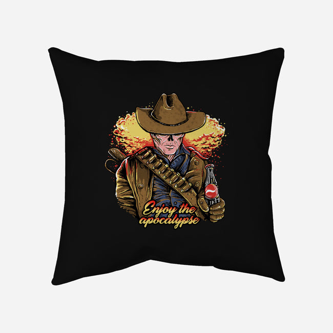 Enjoy The Apocalypse-None-Removable Cover-Throw Pillow-Alan Maia