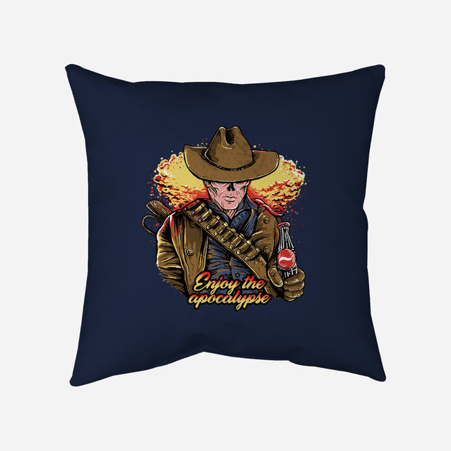 Enjoy The Apocalypse-None-Removable Cover-Throw Pillow-Alan Maia