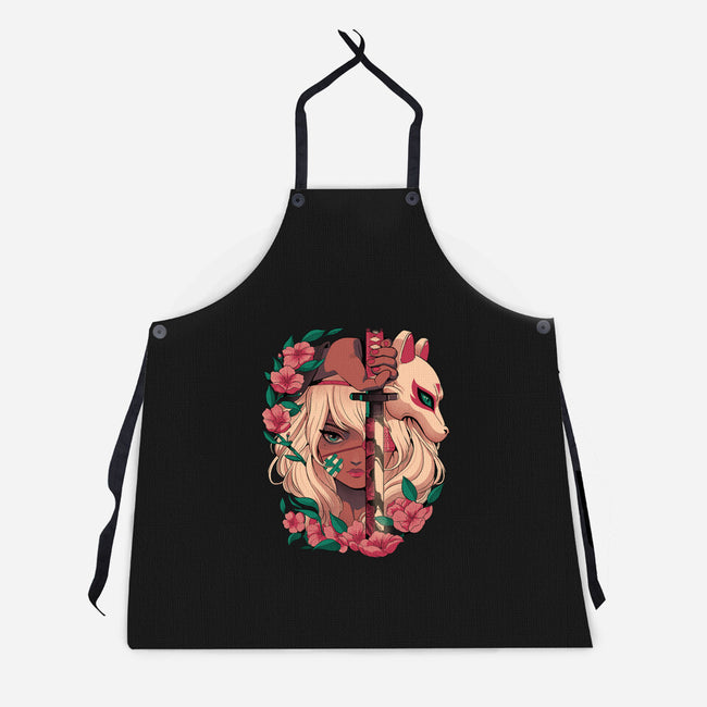 Sakura Blade-Unisex-Kitchen-Apron-Bruno Mota