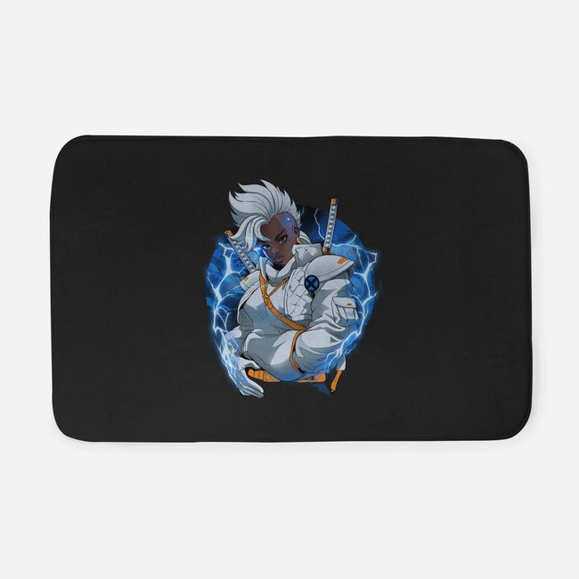 Thunderstorm Samurai-None-Memory Foam-Bath Mat-Bruno Mota