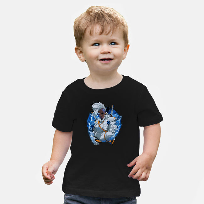 Thunderstorm Samurai-Baby-Basic-Tee-Bruno Mota