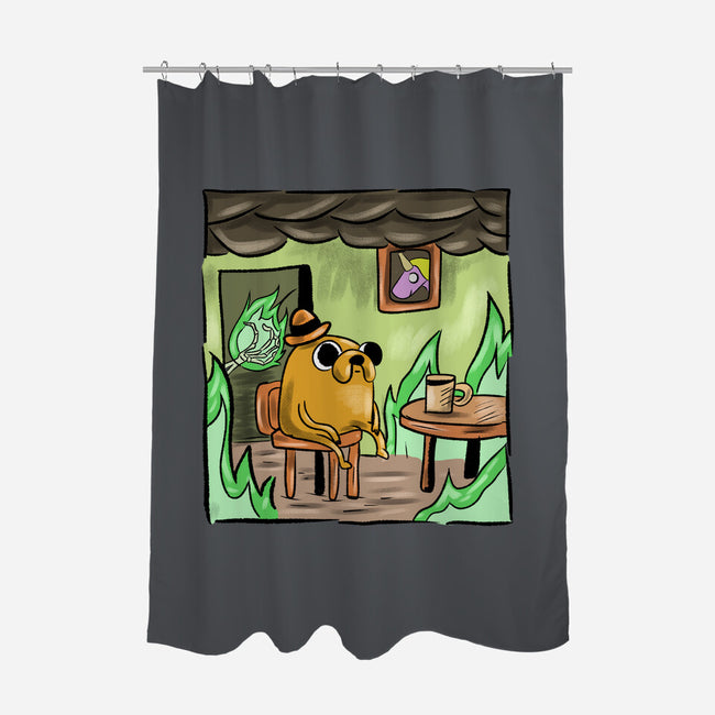 Not Again Lich-None-Polyester-Shower Curtain-nickzzarto