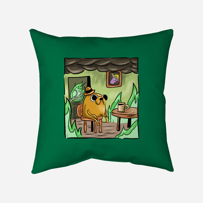 Not Again Lich-None-Removable Cover-Throw Pillow-nickzzarto