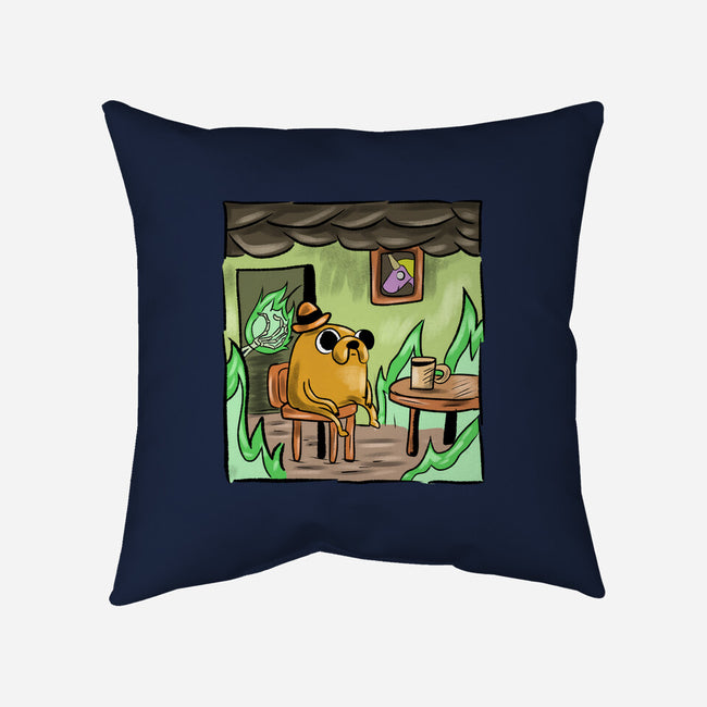 Not Again Lich-None-Removable Cover-Throw Pillow-nickzzarto