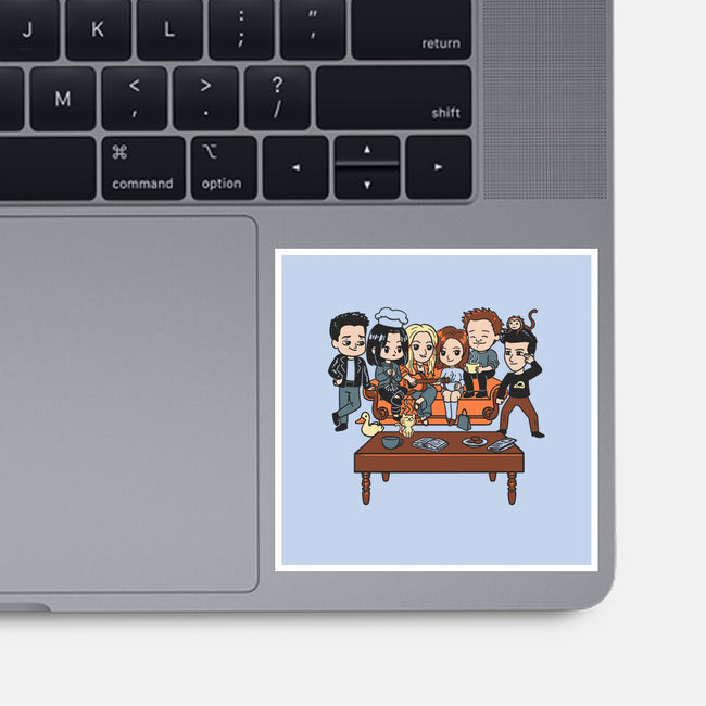 Friendly Coffee-None-Glossy-Sticker-estudiofitas