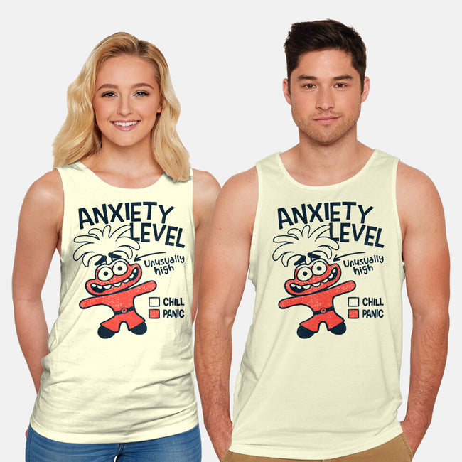 Anxiety Level High-Unisex-Basic-Tank-teesgeex