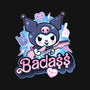 The Baddest Ever-None-Glossy-Sticker-glitchygorilla