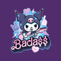 The Baddest Ever-Womens-Off Shoulder-Tee-glitchygorilla