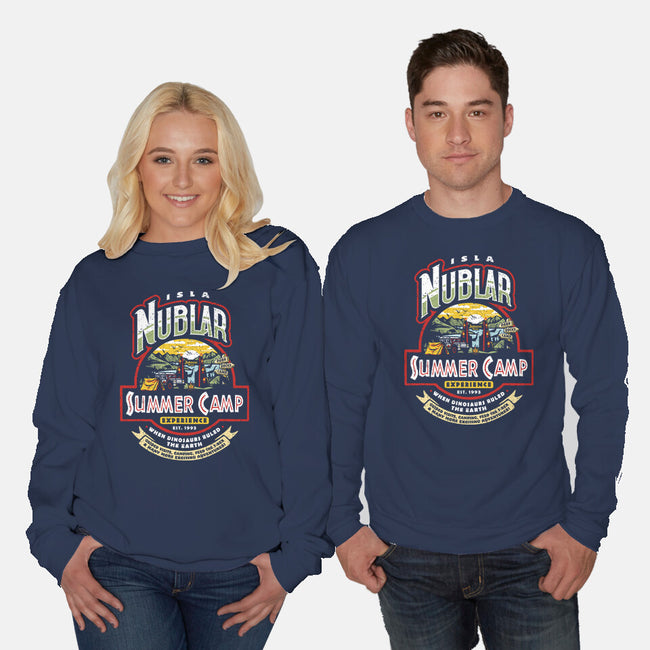 Jurassic Camp-Unisex-Crew Neck-Sweatshirt-Olipop