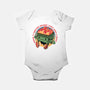 Flaming Dumpster-Baby-Basic-Onesie-glitchygorilla